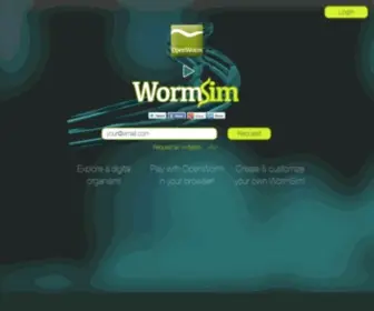 Wormsim.org(Wormsim) Screenshot