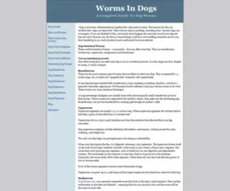 Wormsindogs.org(Worms In Dogs) Screenshot
