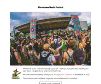 WormtownmusicFestival.com(Wormtown Music Festival) Screenshot