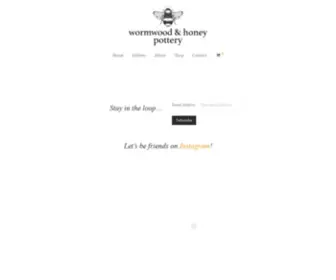 Wormwoodandhoneypottery.com(Wormwood and Honey Pottery) Screenshot