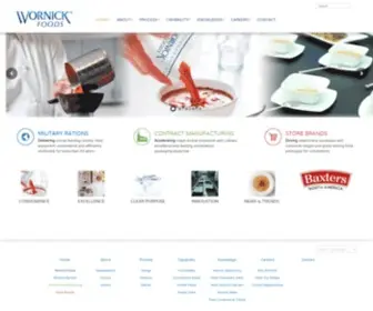 Wornick.com(Baxters North America (BNA)) Screenshot