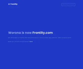 Worona.org(Frontity) Screenshot