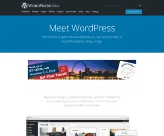Worpress.org(Blog Tool) Screenshot