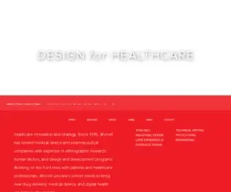 Worrell.com(Design for Healthcare) Screenshot