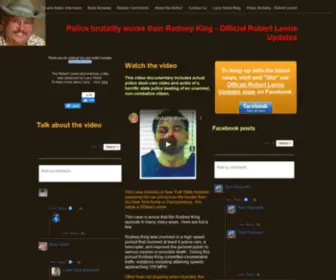 Worsethanrodneyking.com(Police Brutality worse than Rodney King) Screenshot