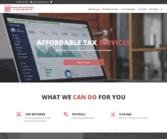 Worshamtaxservice.com(Professional Tax Preparation and Financial Consulting) Screenshot