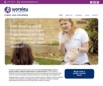 Worsleytraining.co.uk(First Aid Courses in Wiltshire) Screenshot