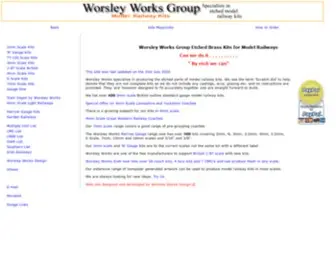 Worsleyworks.co.uk(Better model railways start at Worsley Works) Screenshot