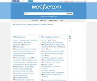 Wort-Fuer.com(Shop for over 300) Screenshot