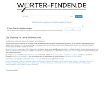 Worter-Finden.de(Worter finden) Screenshot