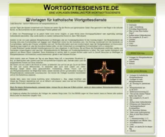 Wortgottesdienste.de(Wortgottesdienste) Screenshot