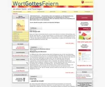 Wortgottesfeiern.de(Schwabenverlag) Screenshot
