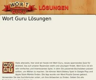 Wortguru.com(Wort Guru L) Screenshot