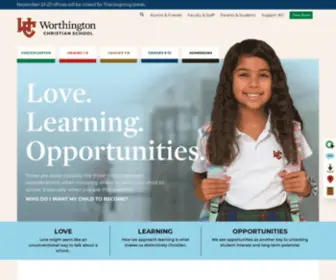 Worthingtonchristian.com(Worthington Christian School) Screenshot