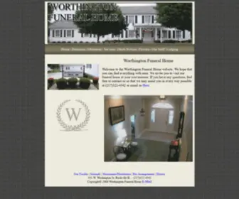 Worthingtonfh.com(Worthington Funeral Home) Screenshot