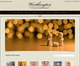 Worthingtonfuneralhome.com(Worthington Funeral Home) Screenshot