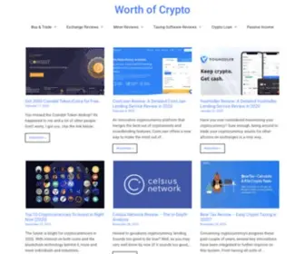 Worthofcrypto.com(Worthofcrypto) Screenshot