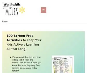 Worthwhilemiles.com(Worthwhile Miles) Screenshot