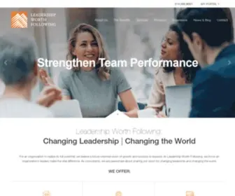 Worthyleadership.com(Leadership Worth Following) Screenshot