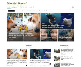 Worthyshared.com(Worthy Shared) Screenshot