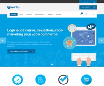 Wortis.fr(Logiciel gratuit certifié NF525) Screenshot