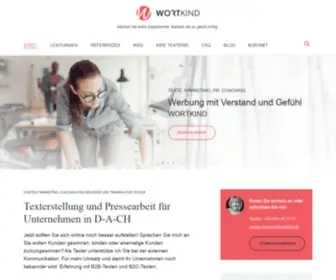 Wortkind.de(Texterstellung) Screenshot