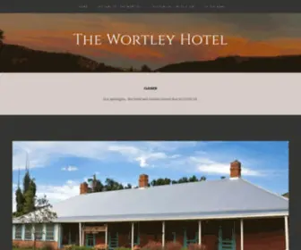 Wortleyhotel.com(Wortley Hotel Home) Screenshot