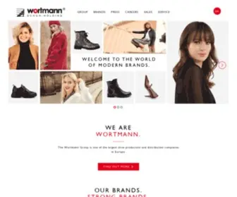 Wortmann-Group.com(Wortmann Schuh) Screenshot