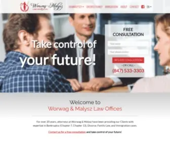 Worwagmalyszlaw.com(Worwag & Malysz Law Offices) Screenshot