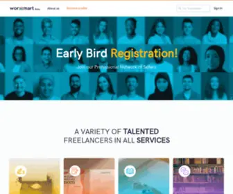 Worxmart.ai(Hire top freelancers & find freelance online jobs) Screenshot