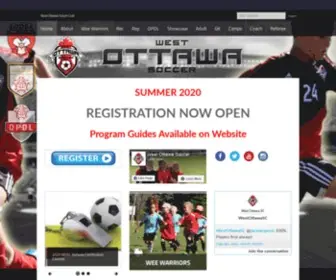 Wosc.com(West Ottawa Soccer Club) Screenshot