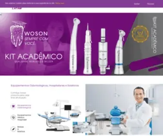 Wosonlatam.com.br(Equipamentos Odontológicos) Screenshot