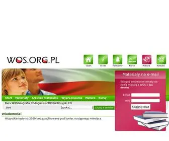Wos.org.pl(Wiedza o SpoĹeczeĹstwie) Screenshot