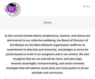 Wotmnetwork.org(Women On The Move Network) Screenshot