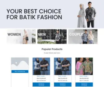 Woubatik.com(Situs Jual Beli Pakaian & Reseller Baju Batik) Screenshot