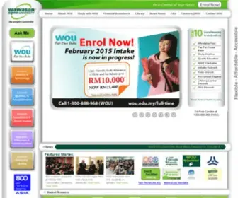 Wou.com.my(Wawasan Open University) Screenshot