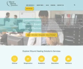 Woundhealingsolutions.com(Wound Healing Solutions) Screenshot