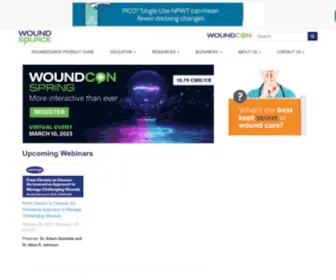 Woundsource.com(Wound care) Screenshot