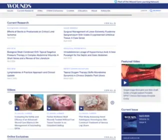Woundsresearch.com(Wounds Research Clinical Journal) Screenshot