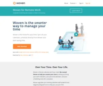 Woven.com(The Best Calendar App for Busy Professionals) Screenshot