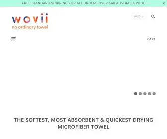 Wovii.com(Wovii® Microfiber Towels) Screenshot