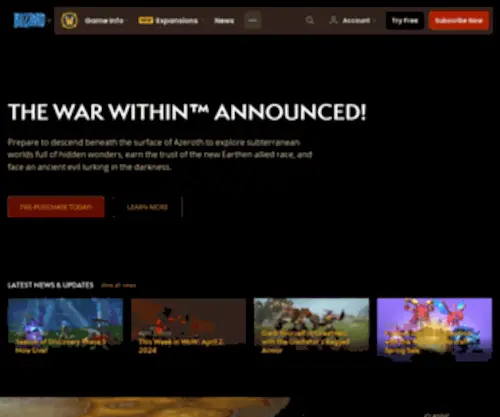 Wow-Europe.com(World of Warcraft) Screenshot