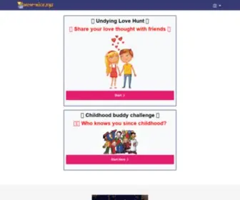 Wow-Nice.xyz(Play Friendship Quiz) Screenshot