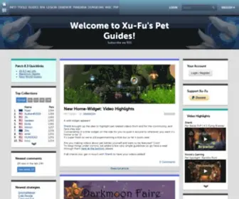 Wow-Petguide.com(World of warcraft pet battle guides) Screenshot