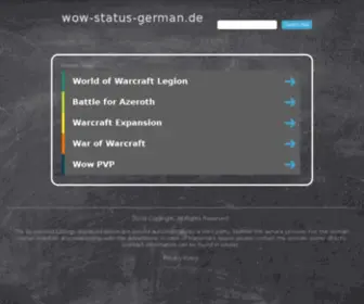 Wow-Status-German.de(Wow) Screenshot