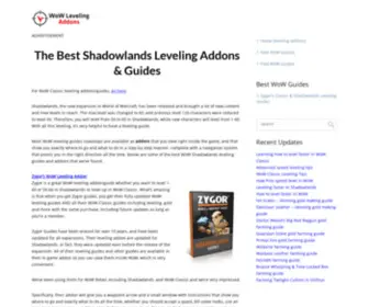 Wow-Strategy.com(Best Shadowlands Leveling Addons & Guides) Screenshot