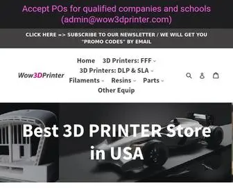 Wow3Dprinter.com(wow3Dprinter) Screenshot