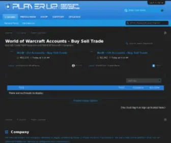 Wowaccounts.net(Buy WoW Accounts) Screenshot