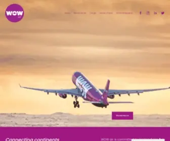 Wowair.is Screenshot