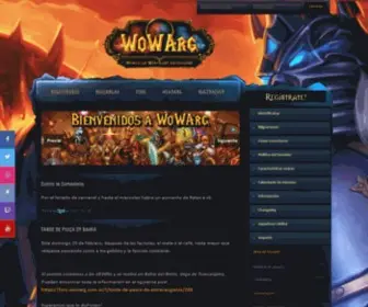 Wowarg.com.ar(World of warcraft) Screenshot